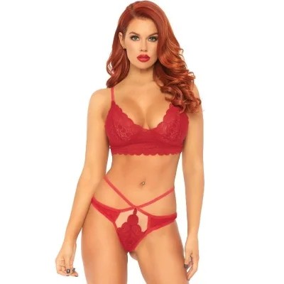 2tlg.SetSpitzen-BraletteUndStringM/L|LegAvenue
