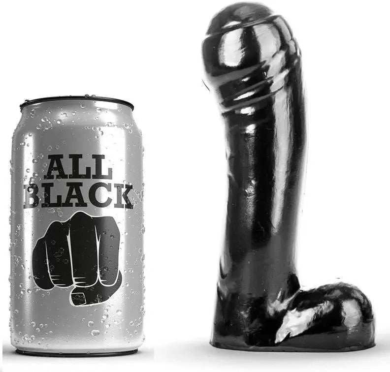 ALLBLACK–DILDOSCHWARZ15CM