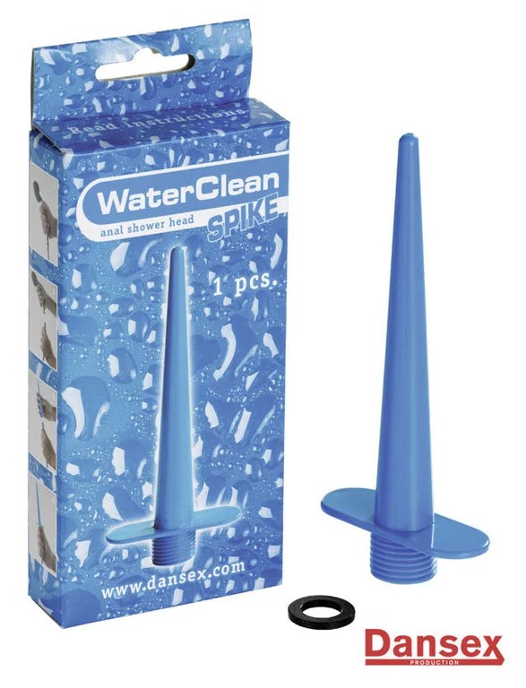 AnalduschkopfmitSchraubgewindeSpikeblue