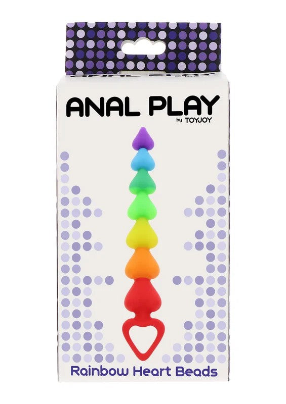AnalPlaybyTOYJOYRainbowHeartBeads