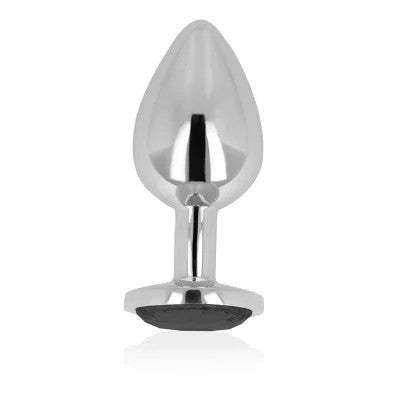 AnalplugMitSchwarzemKristall8cm|Ohmama
