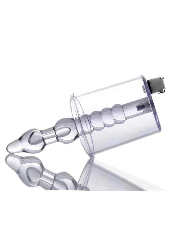 AnalRosebudVacuumwithBeadedRodTransparent