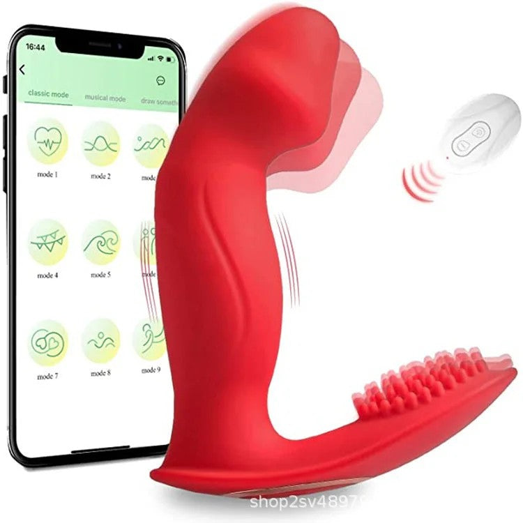 APP-gesteuerterrealistischerDildoG-PunktKlitorisvibrator–Klitorisknoten-StimulatorRemoterSexspielzeugfürFrauen