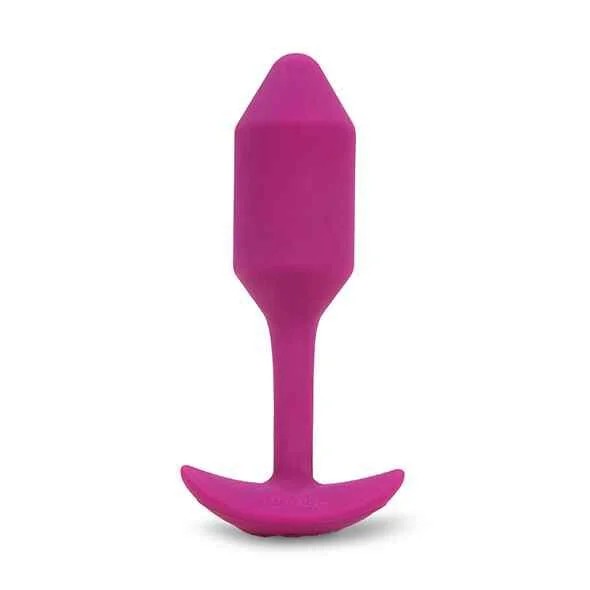 B-VibeVibratingSnugPlugMRose