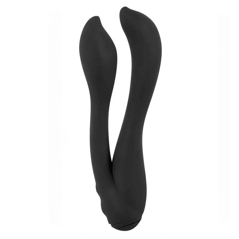 BlackLeafDualStimulationVibrator–Doppelmotormit7verschiedenenVibrationsprogrammen,medizinischesSilikon,SoftTouch&Flexi