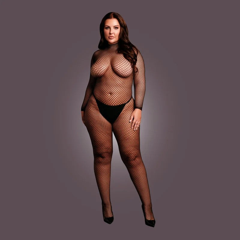 BodystockinginNetzstrukturvonLeDésirschwarzQueensize