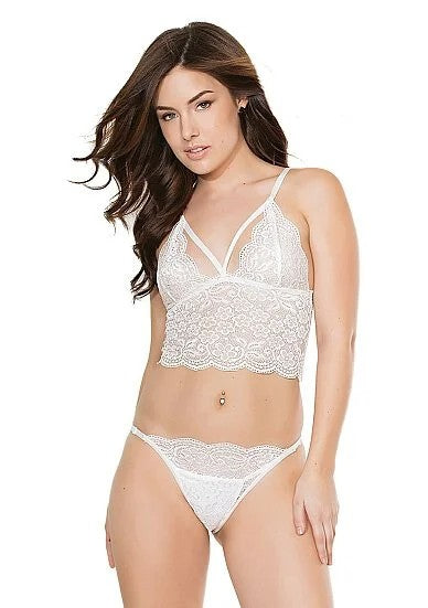 BraletteAndCrotchlessPantyWhiteOS–QS