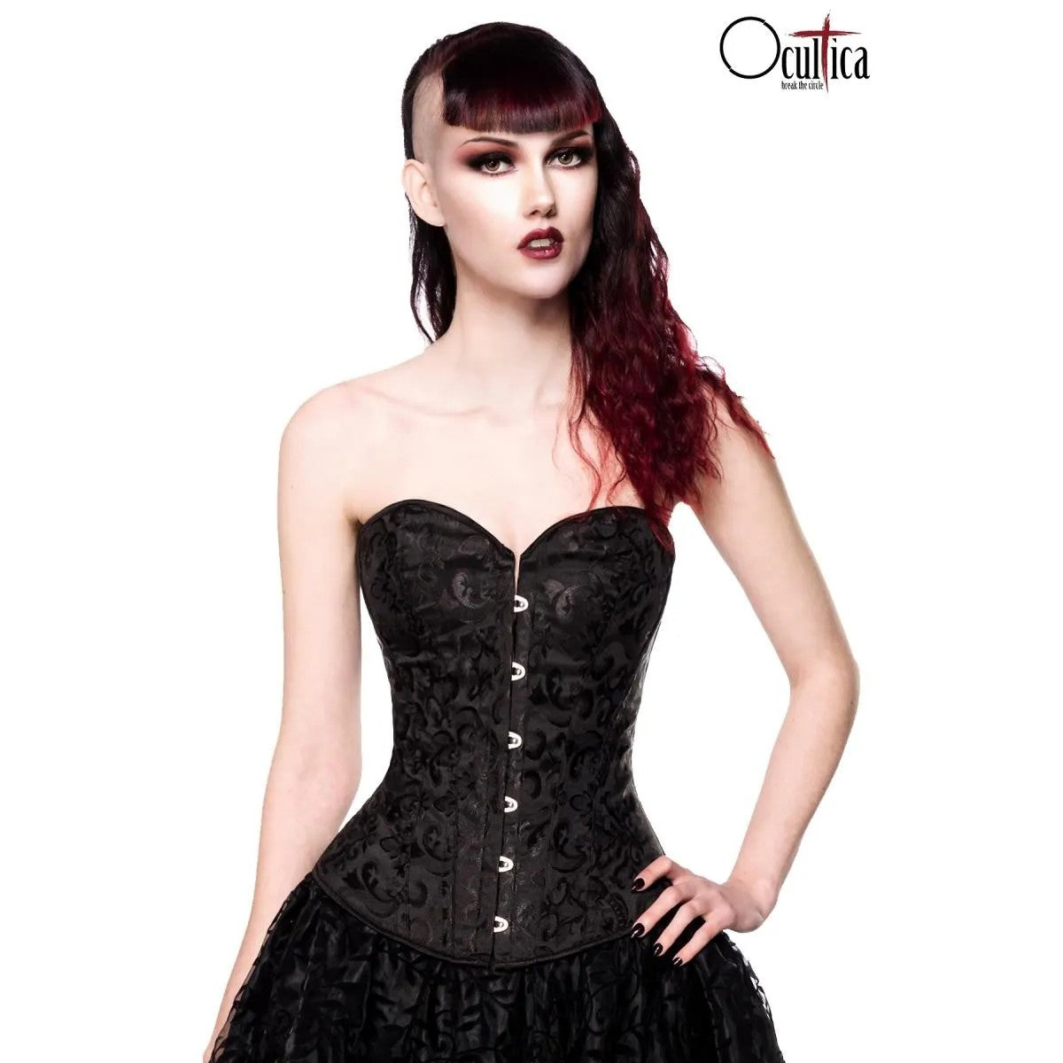 ♥BROKAT-CORSAGESCHWARZVONOCULTICA♥