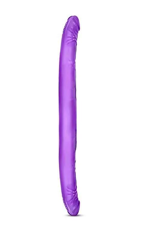 BYours–16InchDoubleDildoPurple