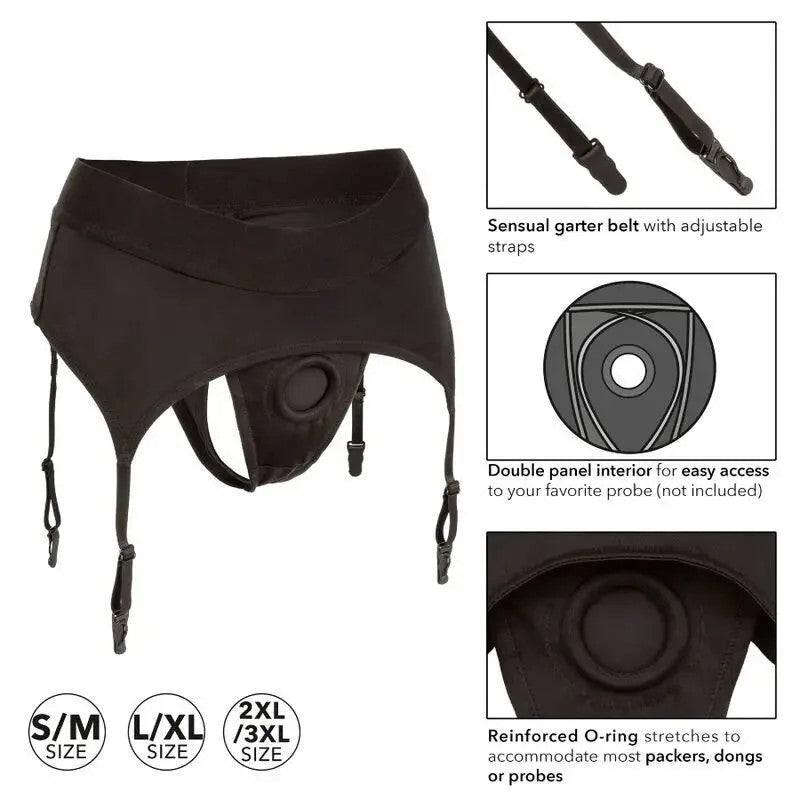 CALEXOTICS–BOUNDLESSTHONGMITGARTERS/M