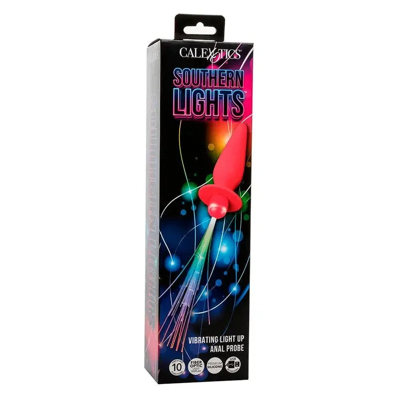 CALEXOTICS–SOUTHERNLIGHTSLIGHTUPLEUCHTENDEANALSTECKER10VIBRATIONENSILIKONROSA