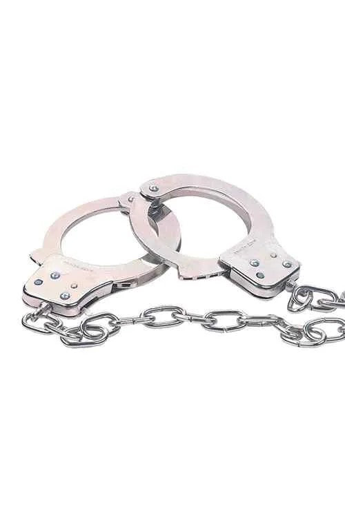 ChromeHandcuffsMetalHandcuffsW.Key