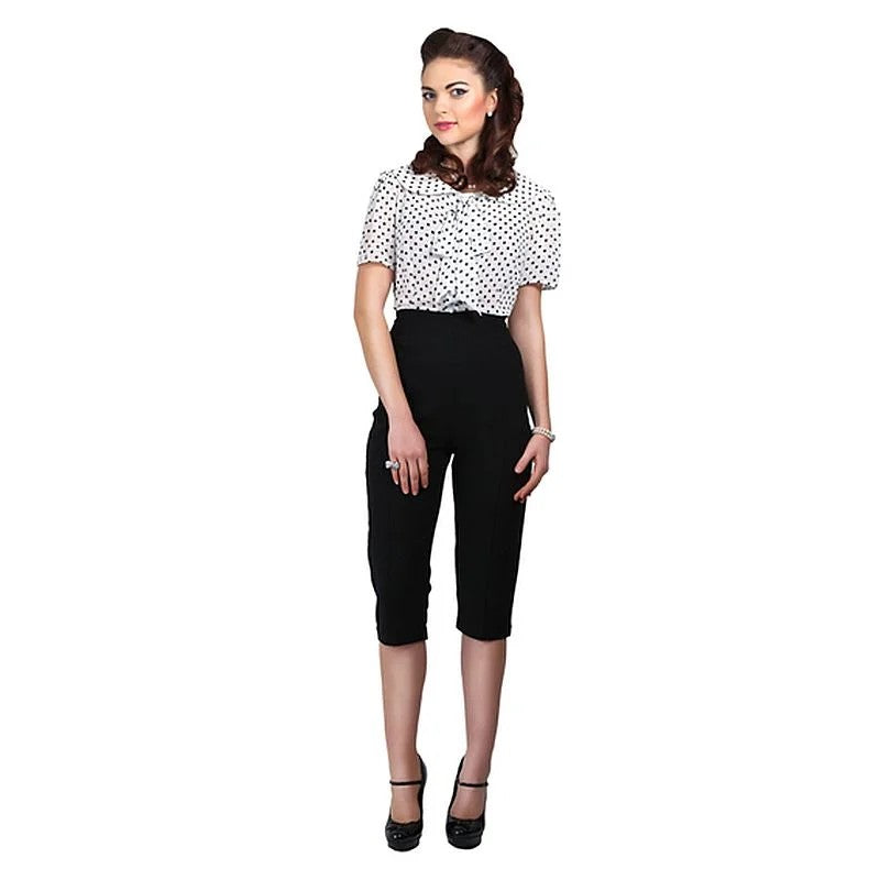 CollectifClothingCaprihose“Bonnie”black