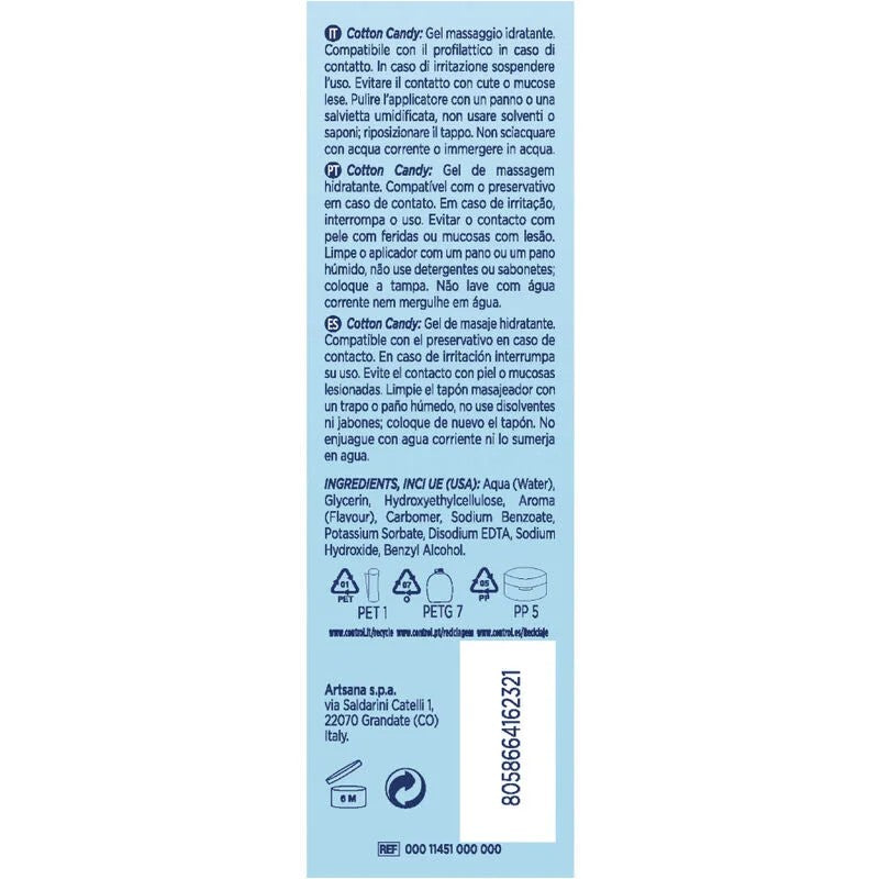 CONTROL–COTTONCANDYMASSAGEGEL3IN1200ML