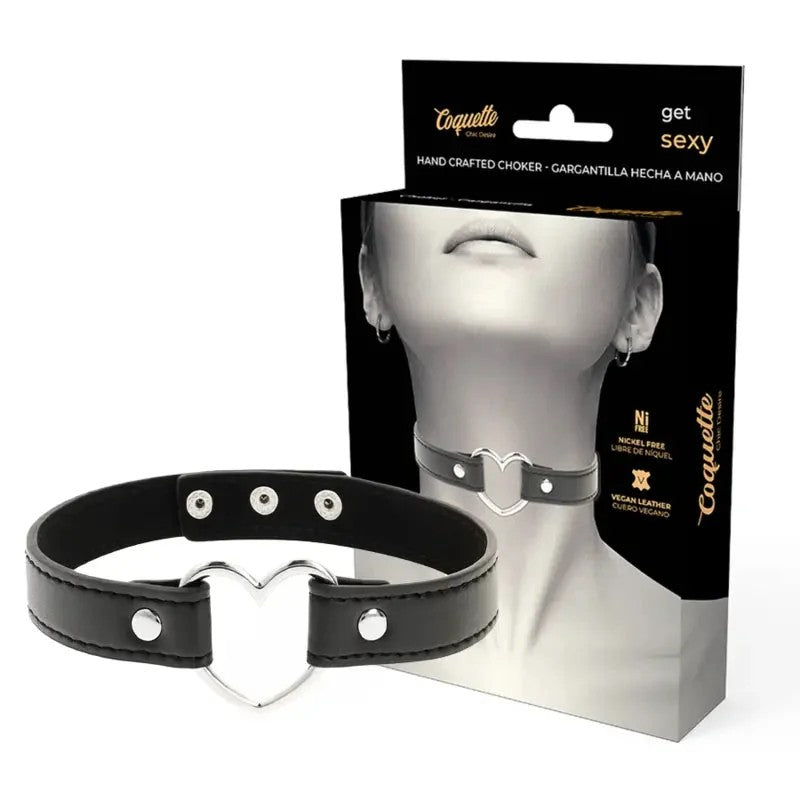 COQUETTECHICDESIRE–VEGANESLEDER-HALSKETTE-HERZ-ACCESSOIRE
