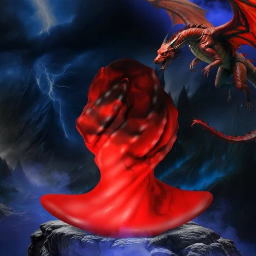 CreatureCocks„Dragonspawn“FantasyAnalplugSilikonmedium