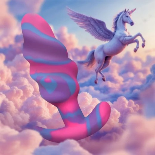CreatureCocks„UnicornSwirl“AnalplugSilikonmedium