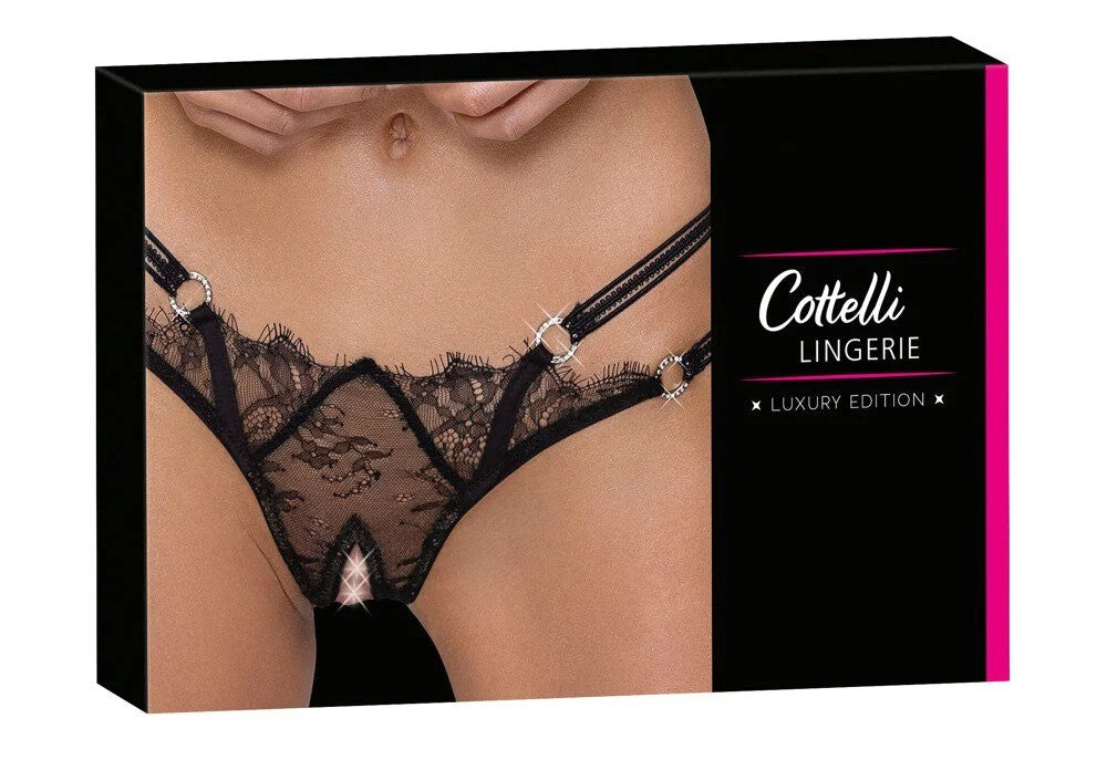 CrotchlessStringmitDoppelbundundStrassS/M–M/L