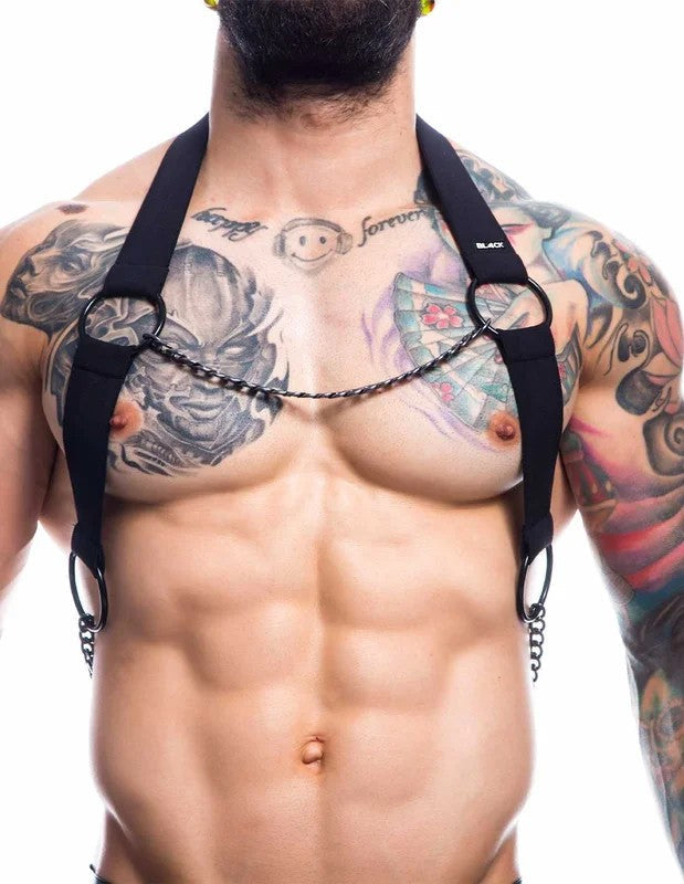 Cut4MenHARNESS03BlackChainMen’sHarness