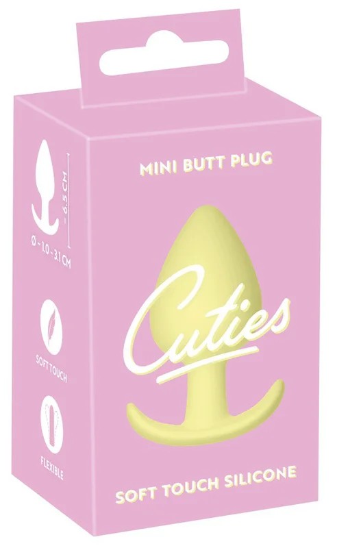 CutiesPlugsYellow3,1cm