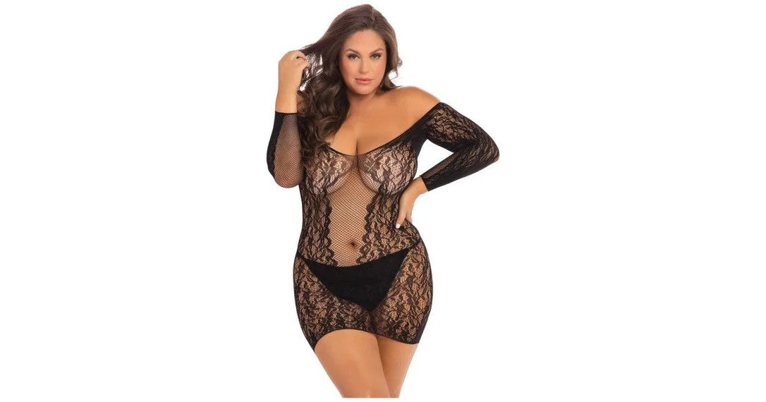 DemureLongSleeveMiniDress