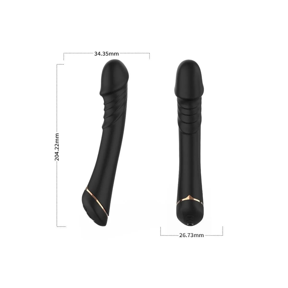 DILDOVIBRATORSILIKONSCHWARZVONARMONYVIBRATORS