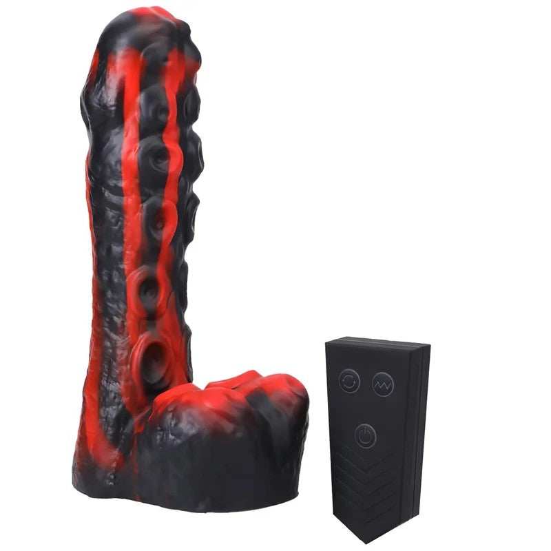 DocJohnsonMiniF-MachineTendril–RoterFunkstoßen-Vibrator