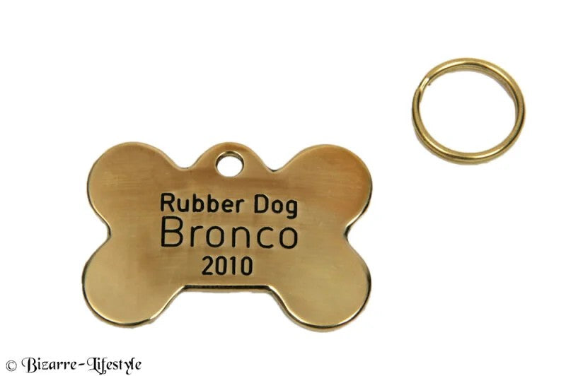 Dogtagboneshapebigbrassone-sidedimprint