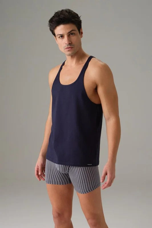 DoreanseHerrenTanktopBlauS-XXL