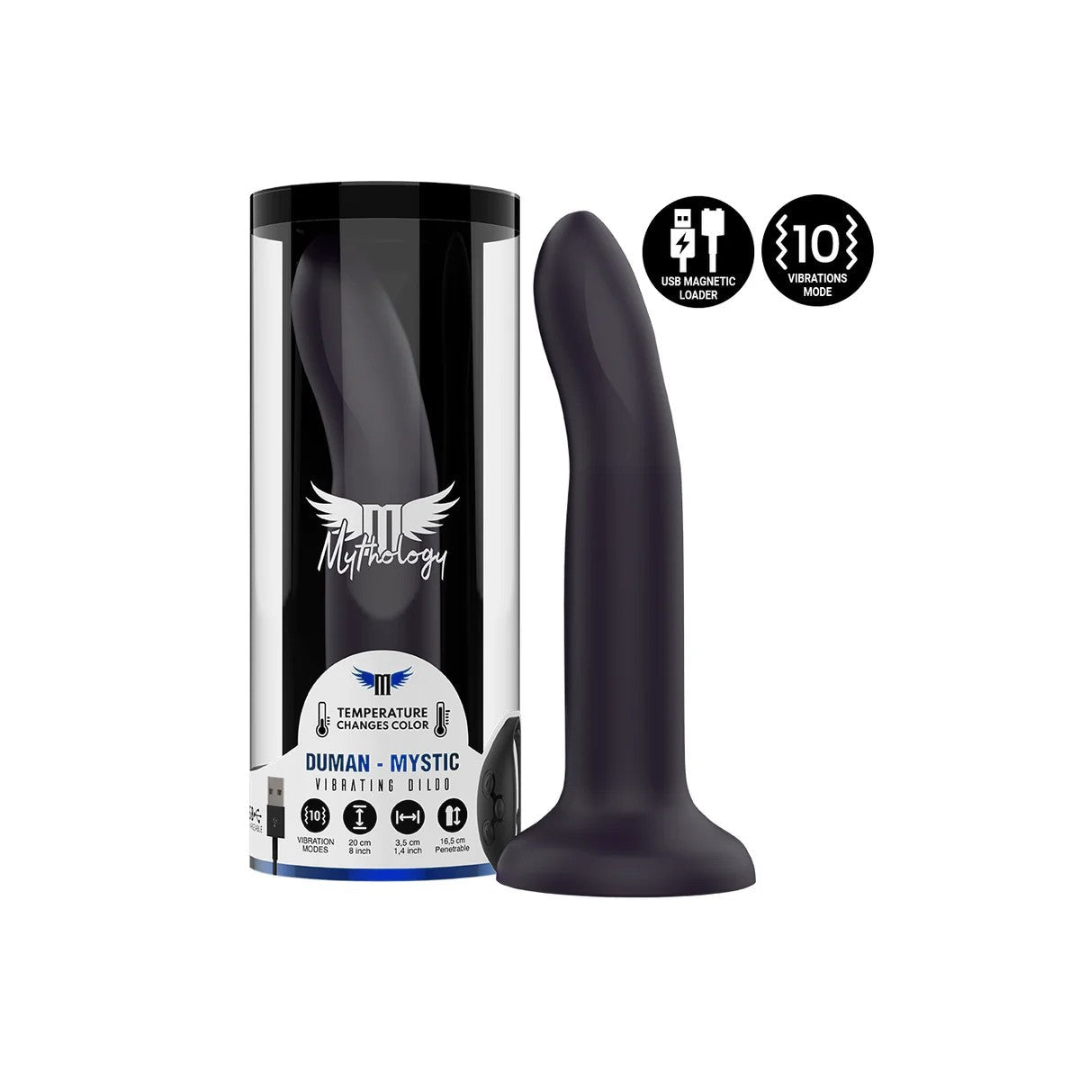 DUMANMYSTICDILDOLVIBRATORKOMPATIBELMITWATCHMEWIRELESSTECHNOLOGYVONMYTHOLOGYFANTASYDILDO