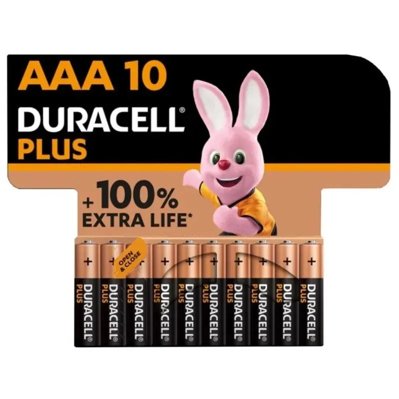 DURACELL–PLUSPOWER100ALKALINEBATTERIEAAALR0310EINHEIT