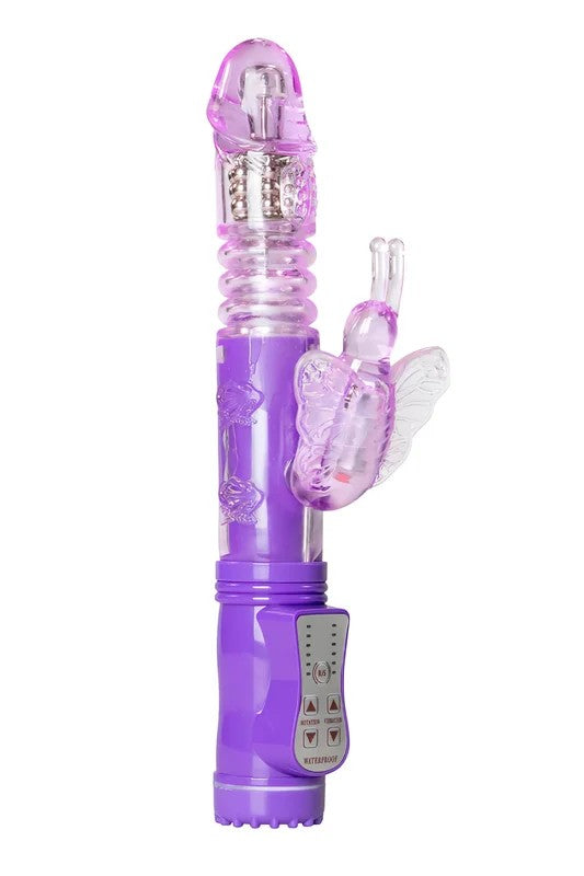 EasytoysButterfly–rotierenderStoßvibrator(Lila)