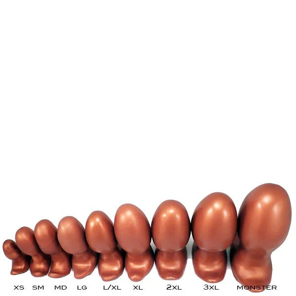 EggPlugdifferentsizesMonsterSuperSoftBronze