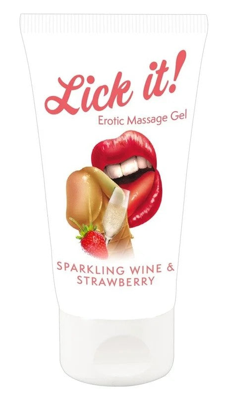 EroticMassageGelSparklingWineandStrawberry