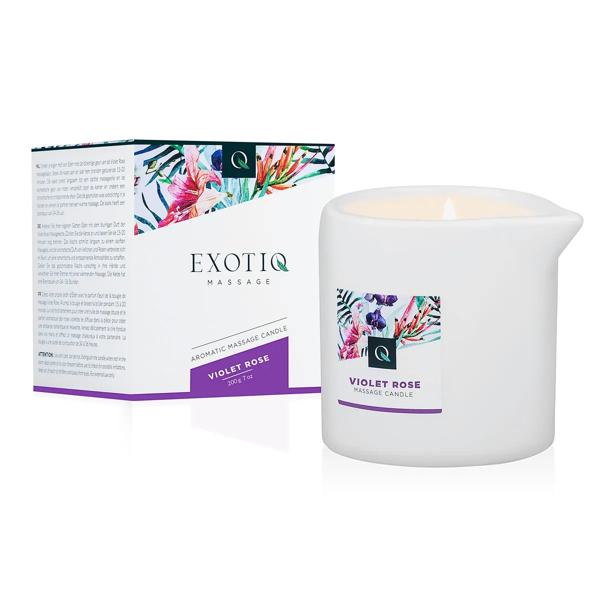 ExotiqMassagekerzeVioletRose200g