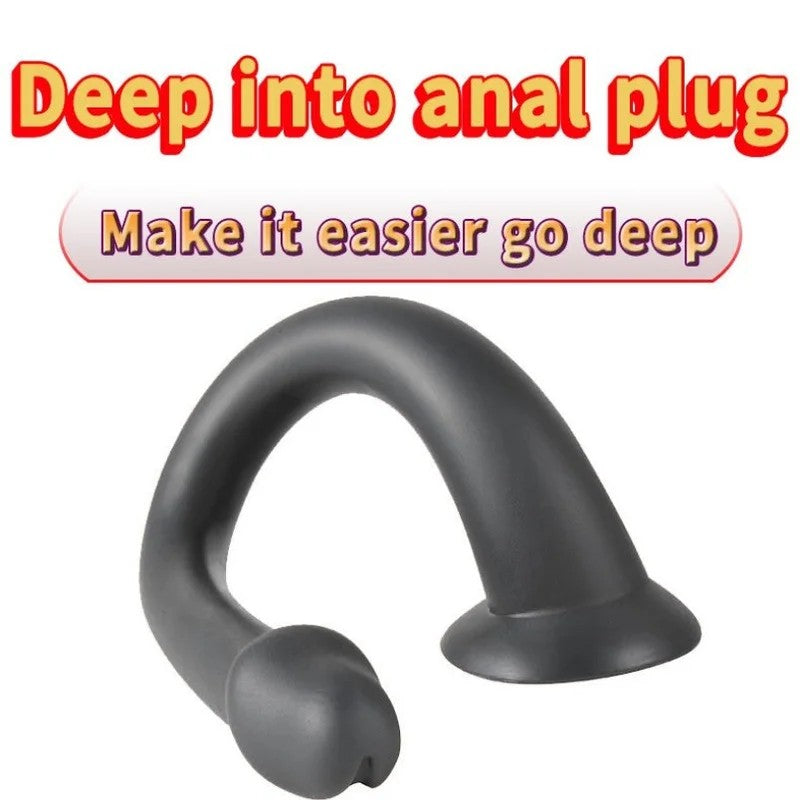 ExtralangerschwarzerAlien-Dildo-Buttplug–MonsterdildofürtiefevaginaleMasturbationbeiFrauen