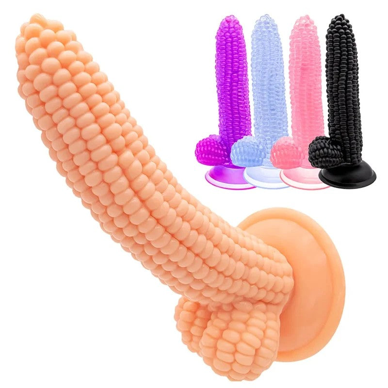 FantasyAnaldildoButtPlug–exotischerrealistischerMaisdildoausSilikon,Analsexspielzeug