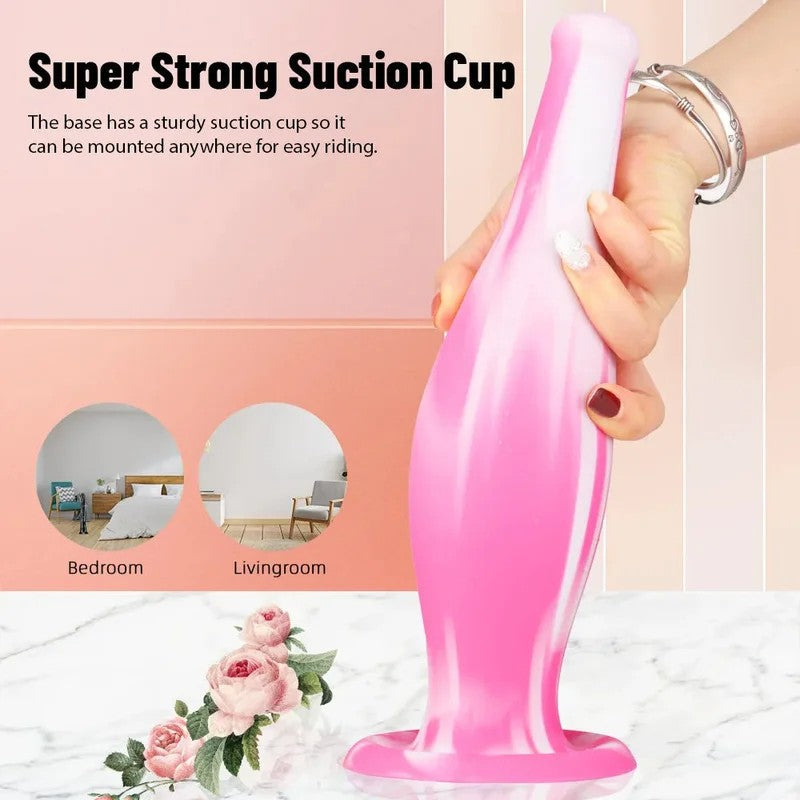 FantasyBowlingAnaldildoButtPlug–ExotischesFarbmisch-SexspielzeugausSilikonfürFrauen