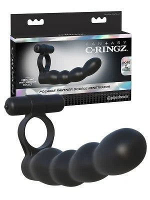 FantasyC-Ringz–PosablePartnerDoublePenetratorBlack