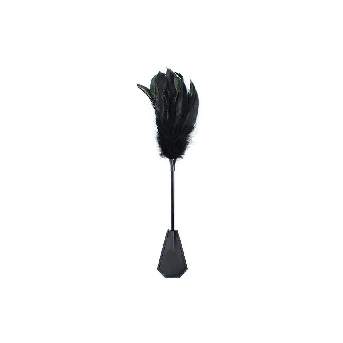 FEDERKITZLERUNDPADDEL2IN1,48CM,SCHWARZVONLATETOBEDBDSMLINE
