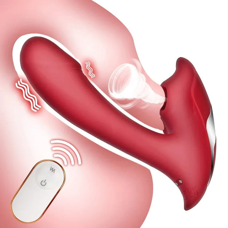 FernbedienungKlitorisSaugenGPunktVibrator–9VibrierendeDildoWeiblicheOralSexSpielzeug