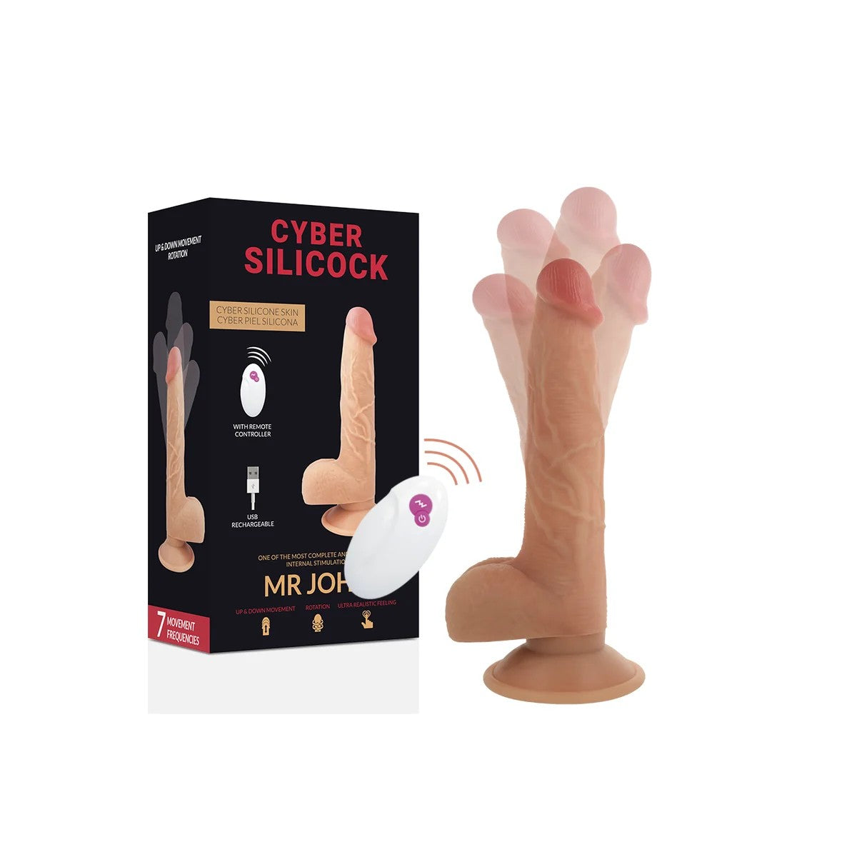 FERNBEDIENUNGREALISTISCHMRJOHN23.88CM-O-4.3CMVONCYBERSILICOCK