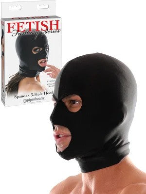 FetishFantasy–Spandex3HoleHoodBlack