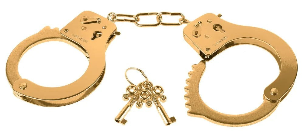 FetishGoldMetalCuffs