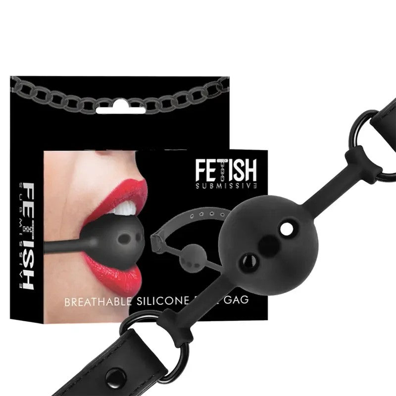 FETISHSUBMISSIVEBONDAGE–ATMUNGSAKTIVERBALLKNOPFAUSSILIKON