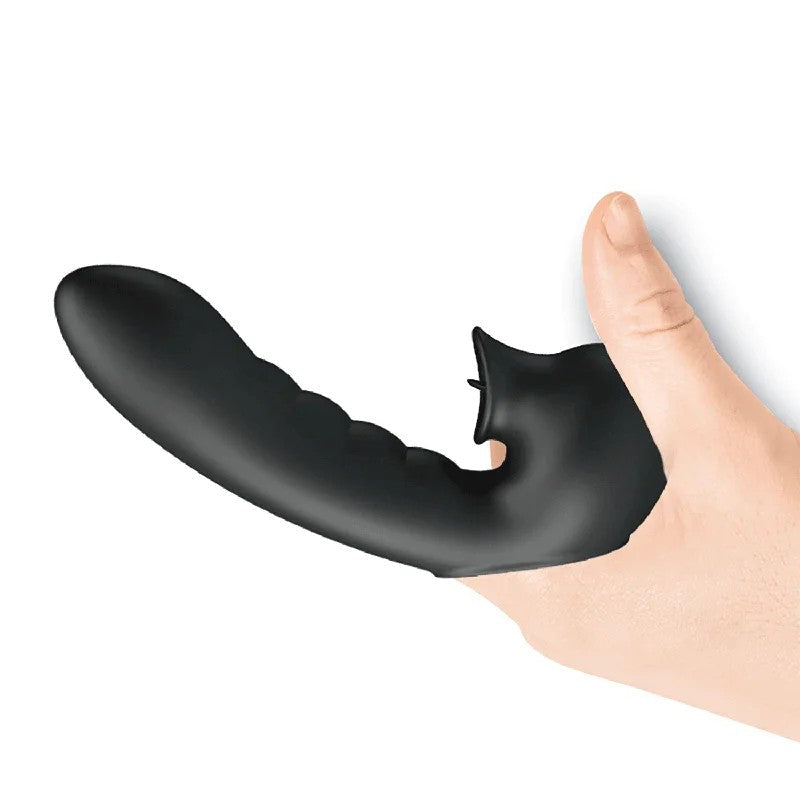 Fingervibratormit12Vibrationsmodiund3Kitzelmodi