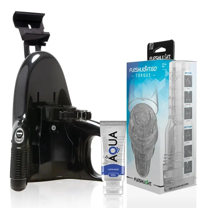 FLESHLIGHT–GOMASTURBADORTORQUEICE+UNIVERSALLAUNCH+SCHMIERMITTELINAQUA-QUALITÄT50ML