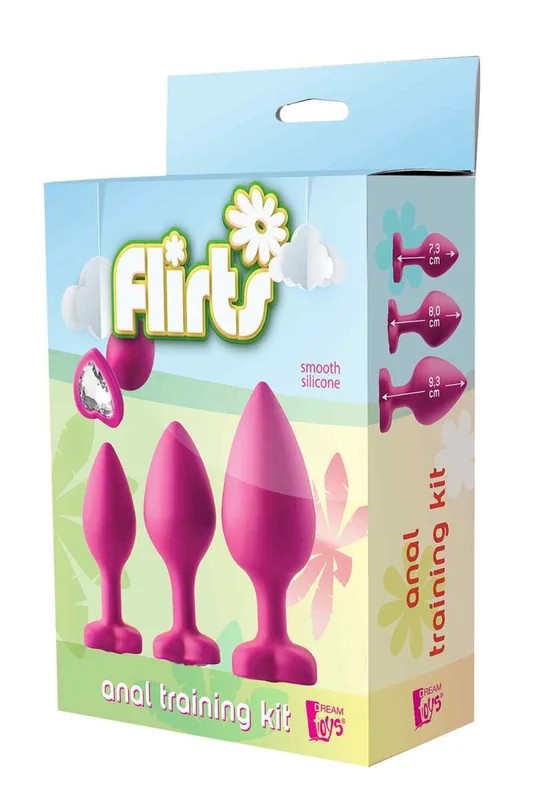 FlirtsAnalTrainingKitGemStonePink