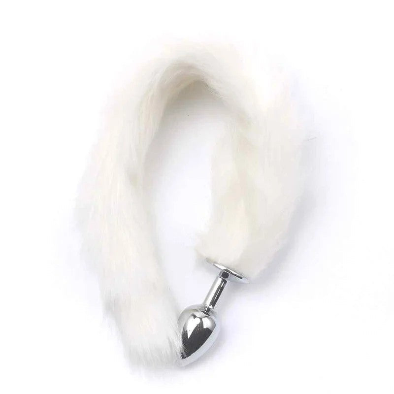FoxTailPlugWhiteShort