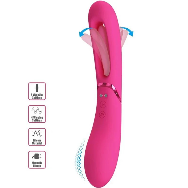G-Punkt-VibratormitvibrierenderZunge